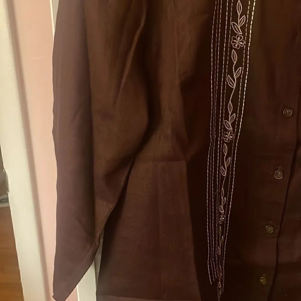 Style & Co Collection 100% Linen 3 PC Pants Suit - Picture 6 of 11